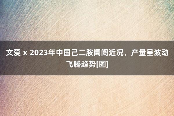 文爱 x 2023年中国己二胺阛阓近况，产量呈波动飞腾趋势[图]